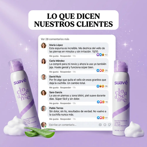 Suavé - Espuma Depilatoria sin Dolor