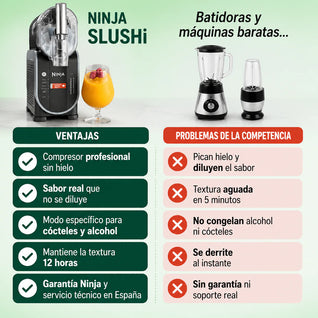 Ninja SLUSHi – Granizados, Cócteles y Frappés de Chiringuito en tu Cocina