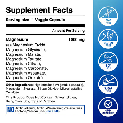 Vital BioLabs® 8-in-1 Magnesium Complex Anti-Aging