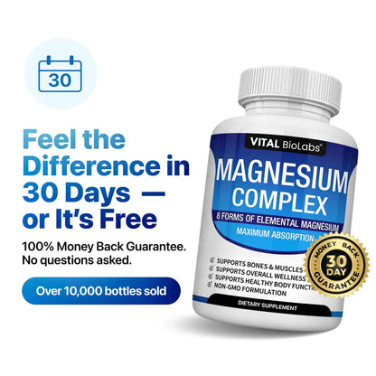 Vital BioLabs® 8-in-1 Magnesium Complex Anti-Aging