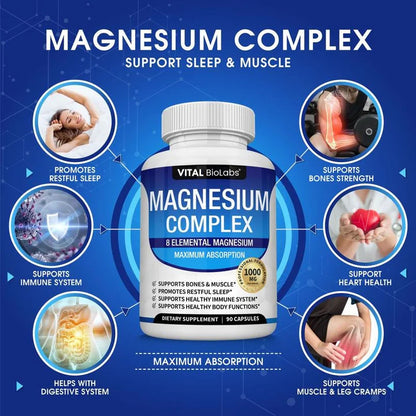 Vital BioLabs® 8-in-1 Magnesium Complex Anti-Aging