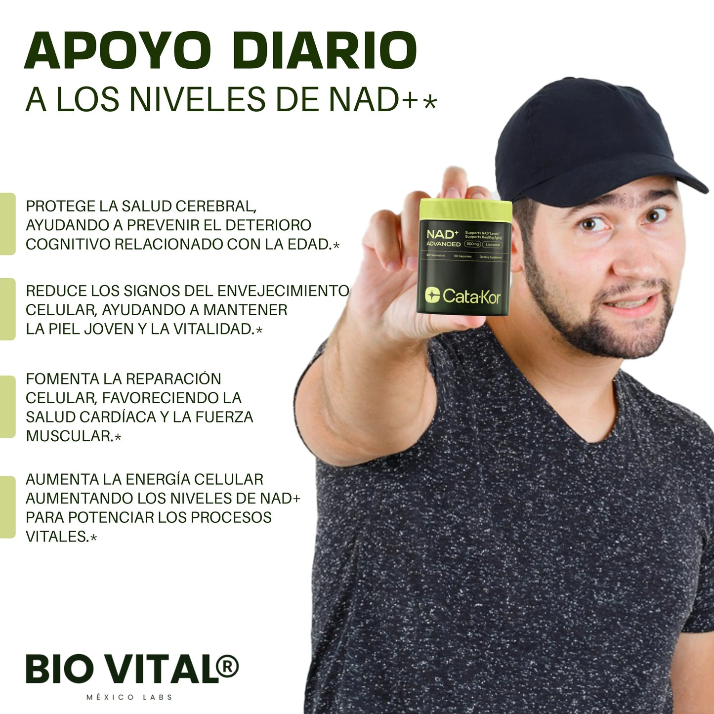 Vital BioLabs® NAD+ Advanced High Purity Anti-Aging