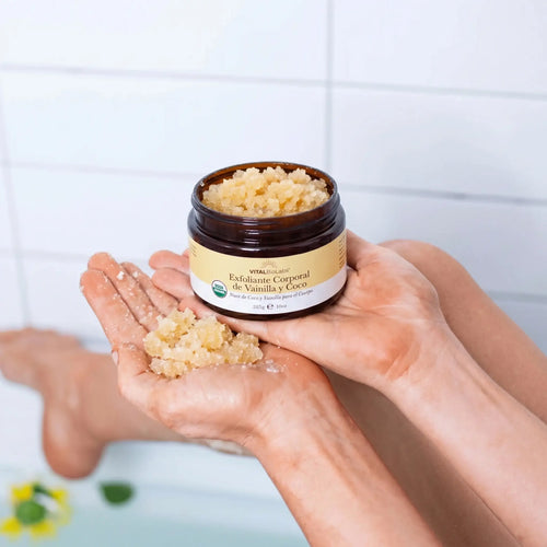 VitalBio™ Exfoliante Corporal de Vainilla y Coco