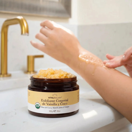 VitalBio™ Exfoliante Corporal de Vainilla y Coco